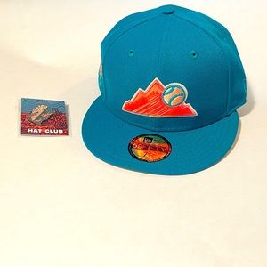 Hat Club Exclusive Teal Badlands Colorado Rockies with Pin
